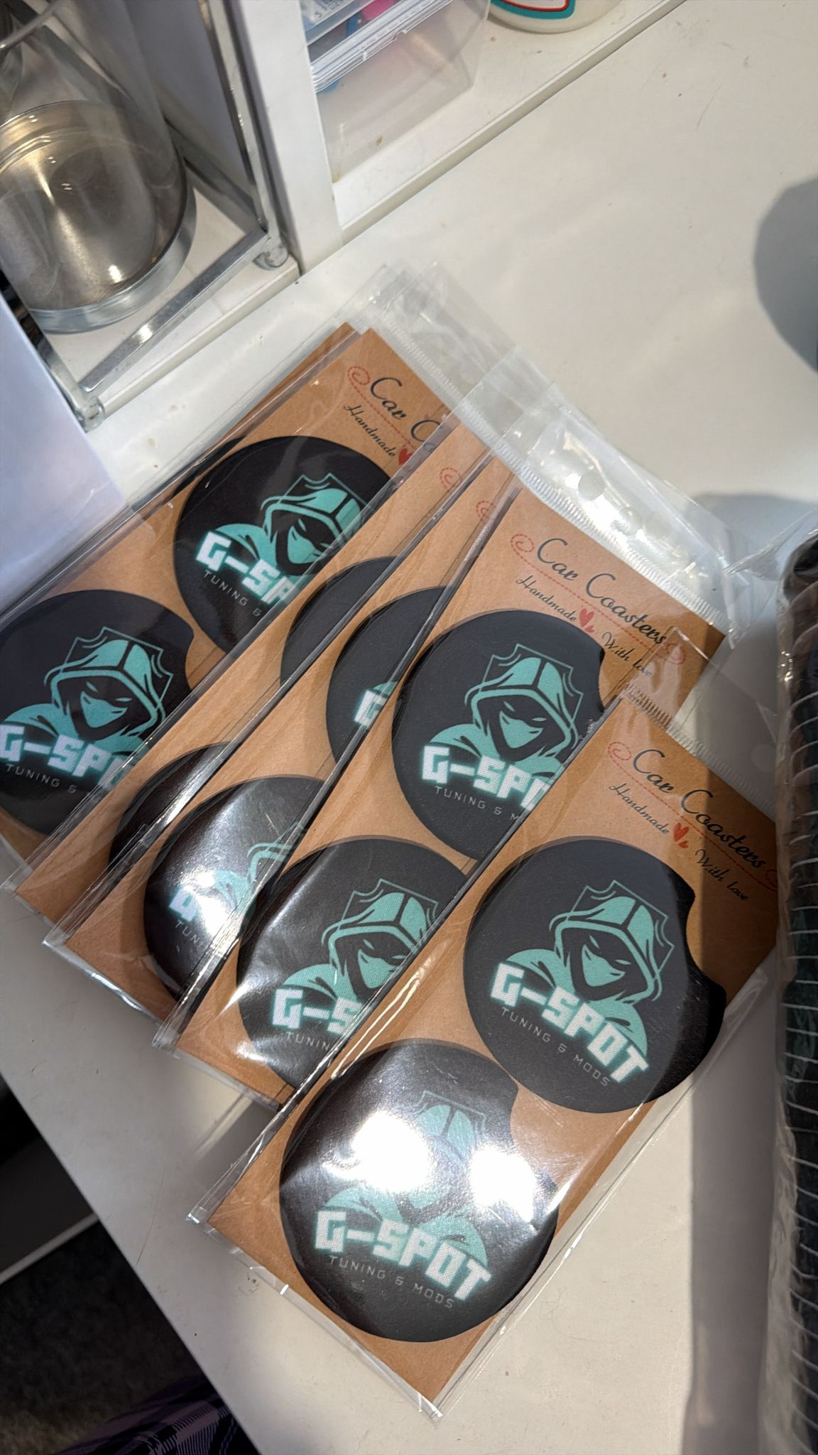 G-Spot Car Coasters 2-pack